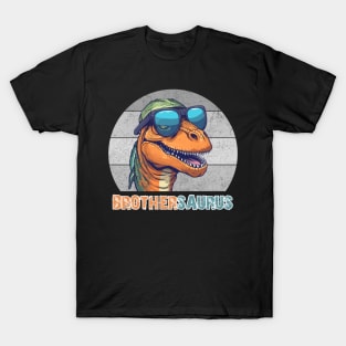 Brothersaurus T rex Dinosaur Brother Saurus Family Matching T-Shirt